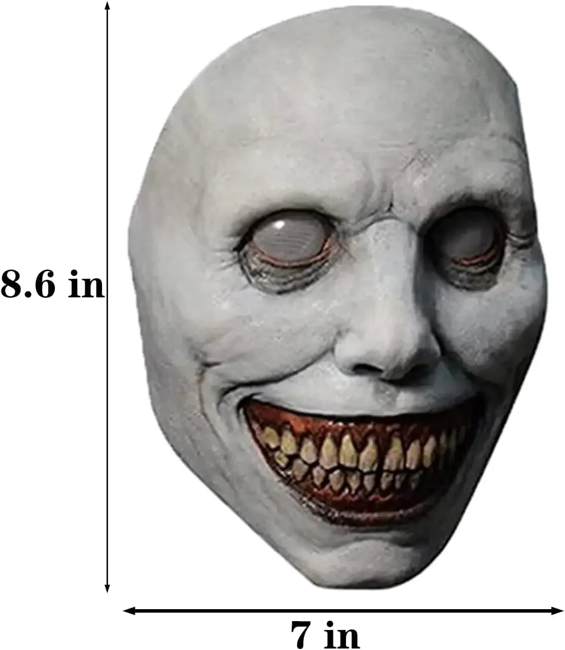 1-10PCS Halloween Smile Demon Mask for Exorcist Cosplay Party Ghost Costume and Haunted House Decoration Party Prop image 6
