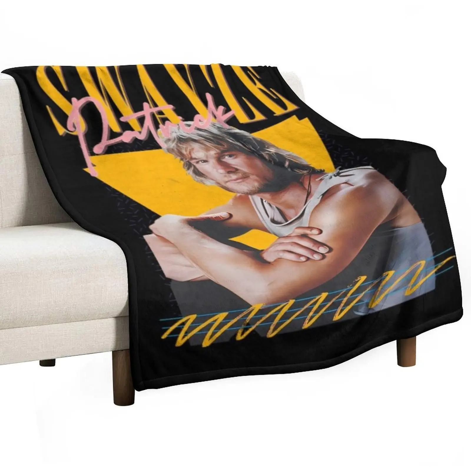 

Patrick Swayze Throw Blanket For Sofa Thin Luxury Stuffeds blankets and throws Blankets