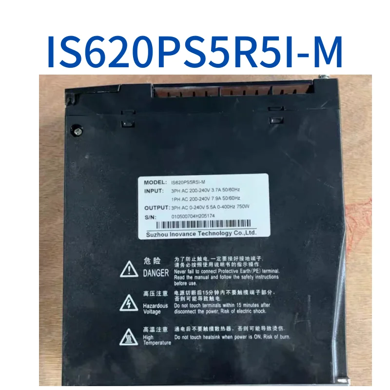 

Second hand 750W servo drive IS620PS5R5I-M fast shipping