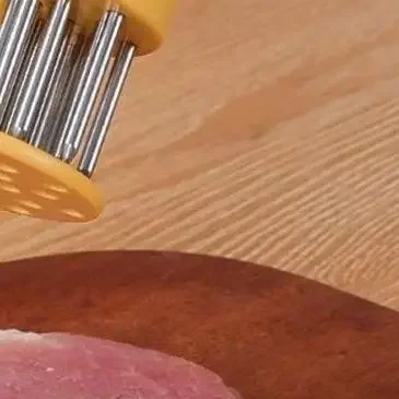 Acciaio inossidabile a forma di zampa di gatto batticarne tenera carne ago batticarne strumento con ago martello per carne strumento di cottura