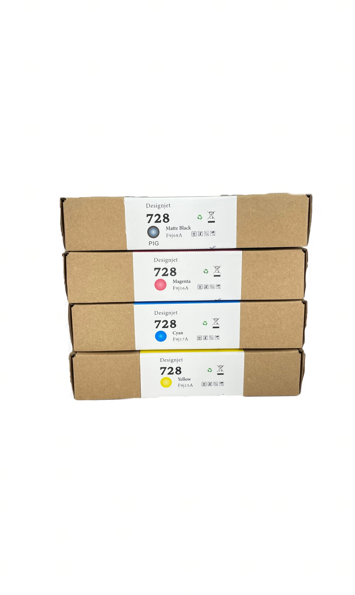 300ml 728 F9J68A F9J67A Advanced Compatible Ink Jet Cartridge for HP Designjet T730 T830 Printer H-728MBK H-728