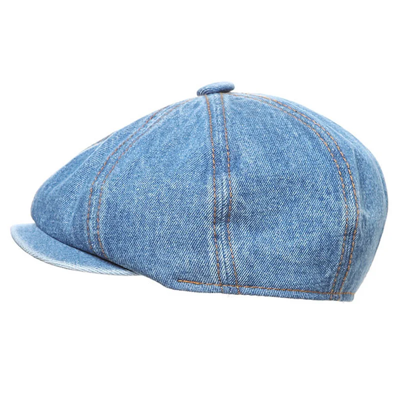 2024 Classic Kids Denim Hat for Boys Girls Adjustable Vintage Cowboy Cap Children Beret Hats Korean Baby Accessories 2-12 Years