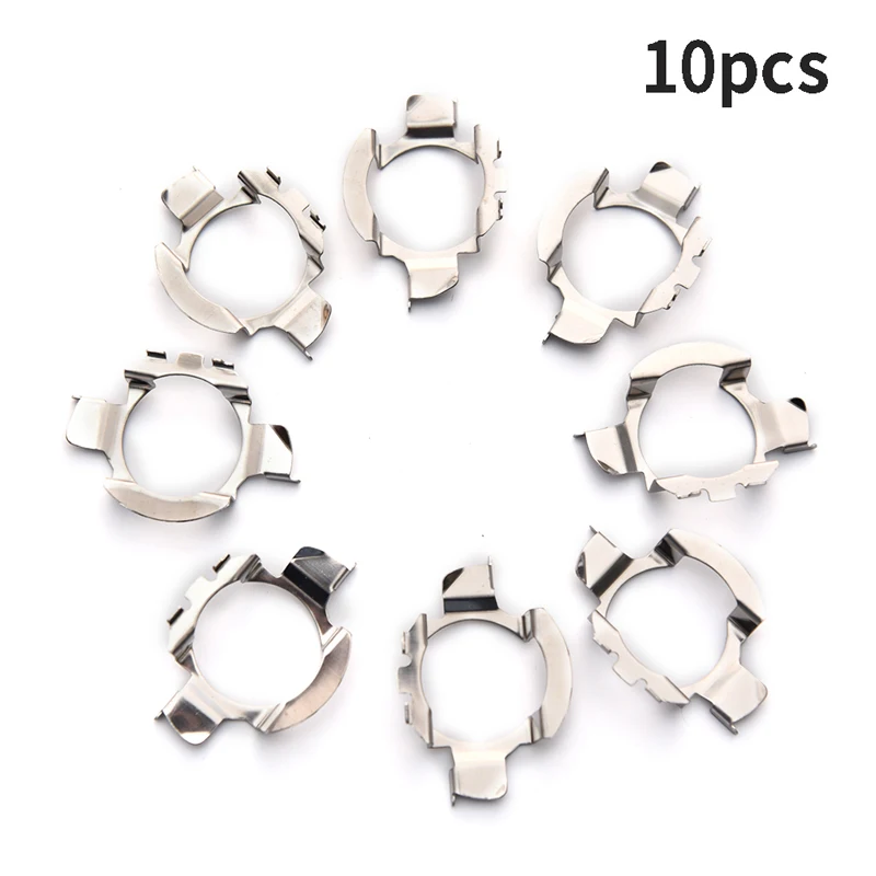 【Funny】10pcs H7 Adapter Headlamp Socket Car Led Bulb Holder Lamp Base For D101