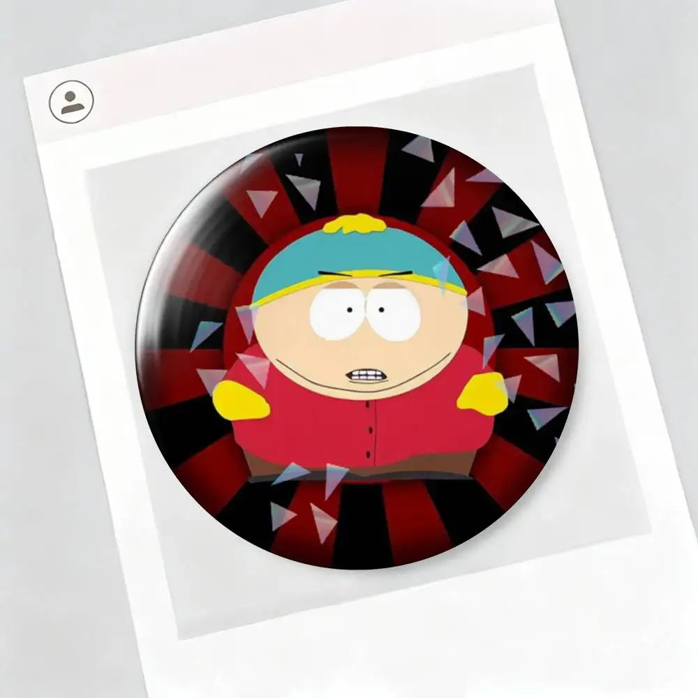 South Park Satirical-l Animation Brooch Vintage Alloy Brooch Pins
