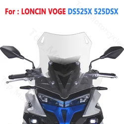 For LONCIN VOGE DS525X DS 525X 525DSX 525 DSX DSX525 Motorcycle Accessories Windscreens Windshield Wind Deflectors Viser Clear