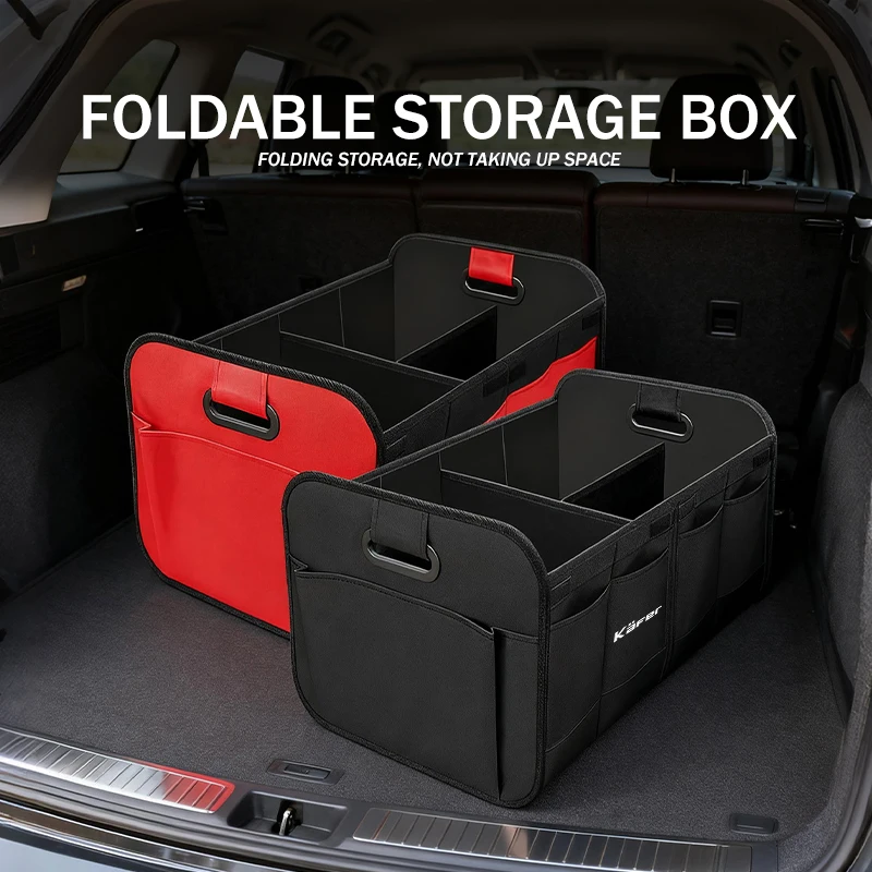 Universal Car Trunk Storage Bag Foldable Organizer Box For Volkswagen Tiguan Passat B5 B6 B7 CC Jetta MK5 MK6 Polo Golf 4 6 7