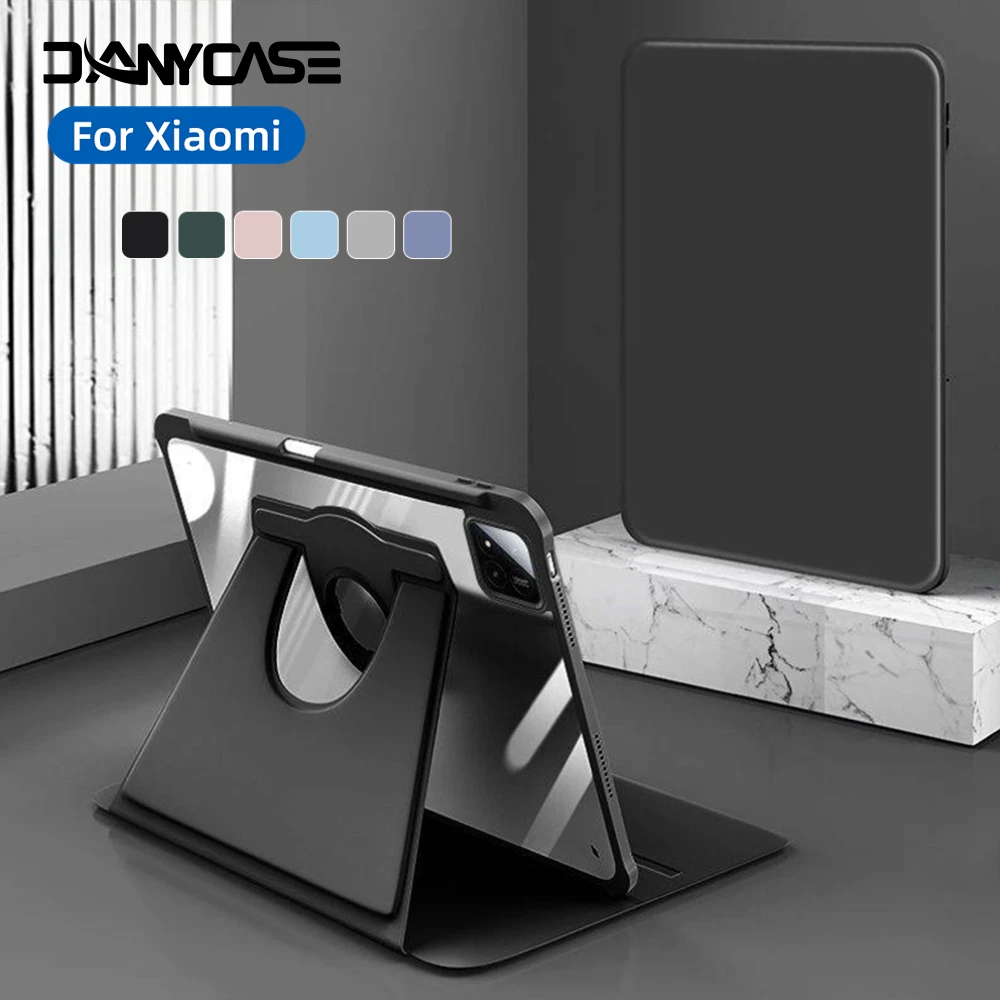 

Case For Xiaomi Mi Pad 5 6 Pro 11 7 PRO 11.2 360° Rotation Flip Stand For Xiaomi Pad 7 Pro Mi Pad 7 Case with Auto Sleep Cover