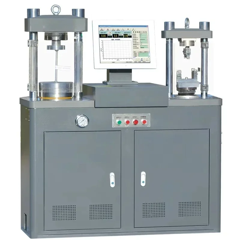Computer-controlled electro-hydraulic servo compressive strength testing machine