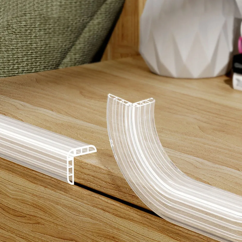 

Clear Flexible Plastic Baby Safety Corner Protector Strip for Desk Table Cabinet Furniture Edge Protection Baby Proofing Corner