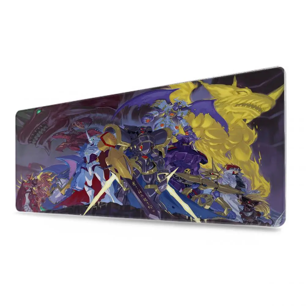 D-Digimon Adventure Mouse Pad Tablet Laptop xl desktop mouse mat cute HD printing Gaming keyboard pad Player 90x40 cm