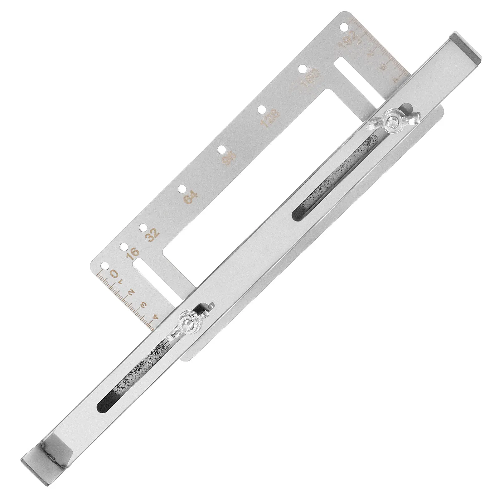 

Stainless Steel Punch Locator Cabinet Handle Installation Tool Template for Woodworking Hardware Jig
