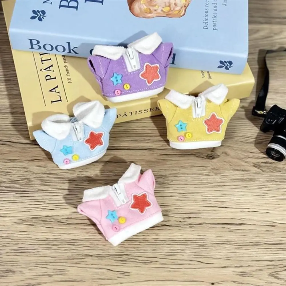 

Hoodie 10cm Cotton Doll Clothes DIY Clothing No Attributes Idol Doll Clothes Cat Dress Up Plush Toy Clothes Children's Gift