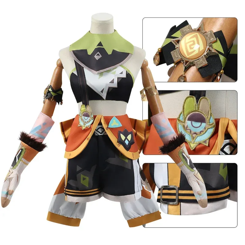 

Kachina Cosplay Costume Game Genshin Impact Kachina Cosplay Outfit Costume Full Set Anime Carnival Comic Con Prop