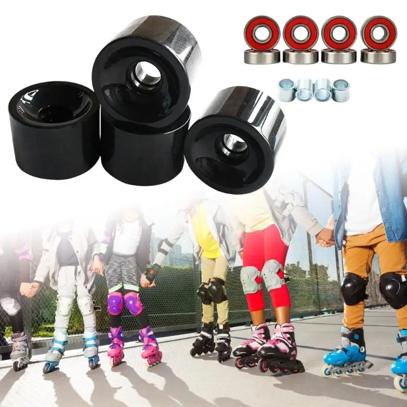 

4pcs High Performances Antiroust Roller Scooters скейтборды подшипники колес для профессиональных фигуристов K1yf