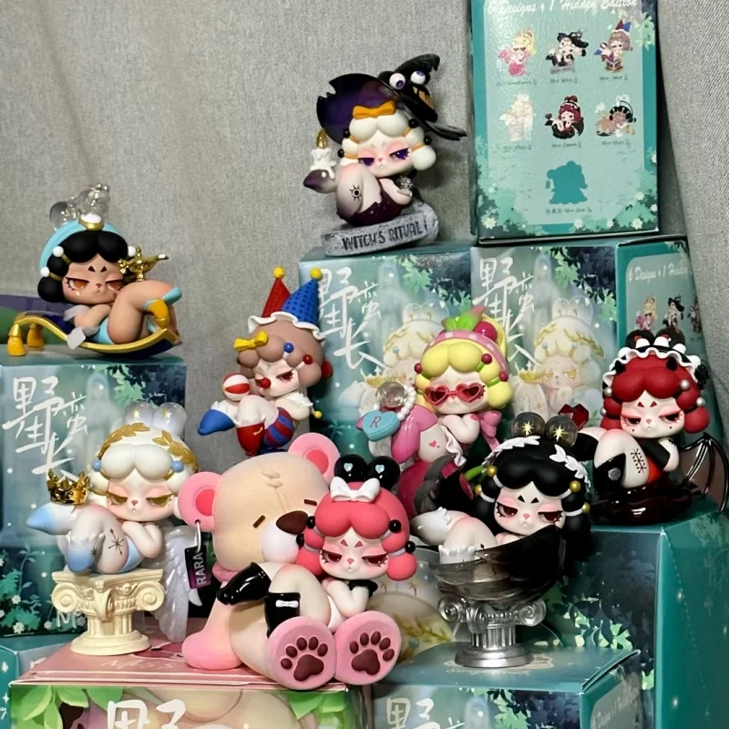 

Miss Rara Wild Growth Blind Box Cute Joker Angel Doll Action Anime Figure Kawaii Desktop Ornament Birthday Collective Model Gift
