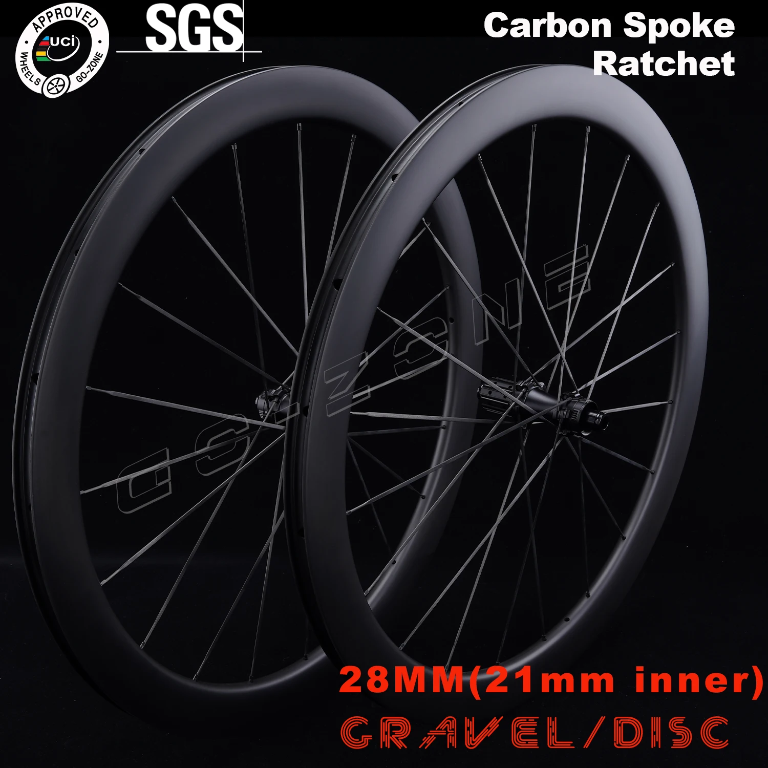 Normal/Ceramic 700c 28mm Gravel Cyclocross Ultralight 1190g Carbon Spoke Wheels Disc Brake R280C Ratchet Road Bicycle Wheelset