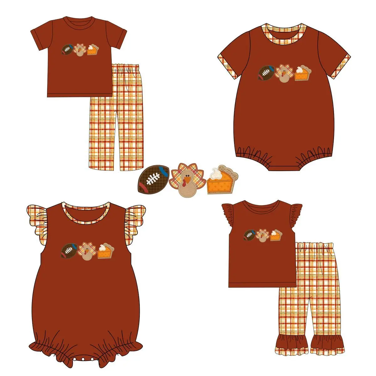 

Костюм на День Благодарения, брюки с длинными рукавами в стиле ретро, мужская и женская детская юбка, новая осенне-зимняя одежда