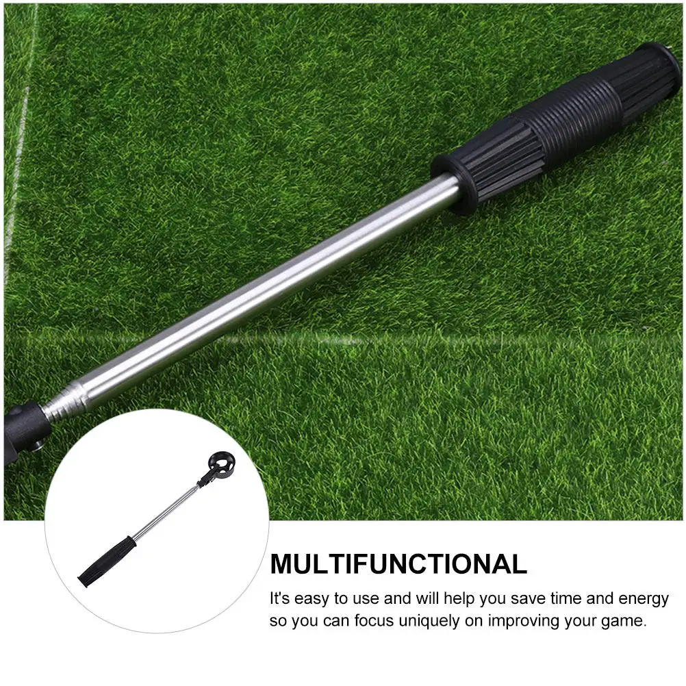 

Телескопический захват для мячей для гольфа из нержавеющей стали, выдвижной, растягивающийся, для сбора мячей, инструмент для тренировок по гольфу