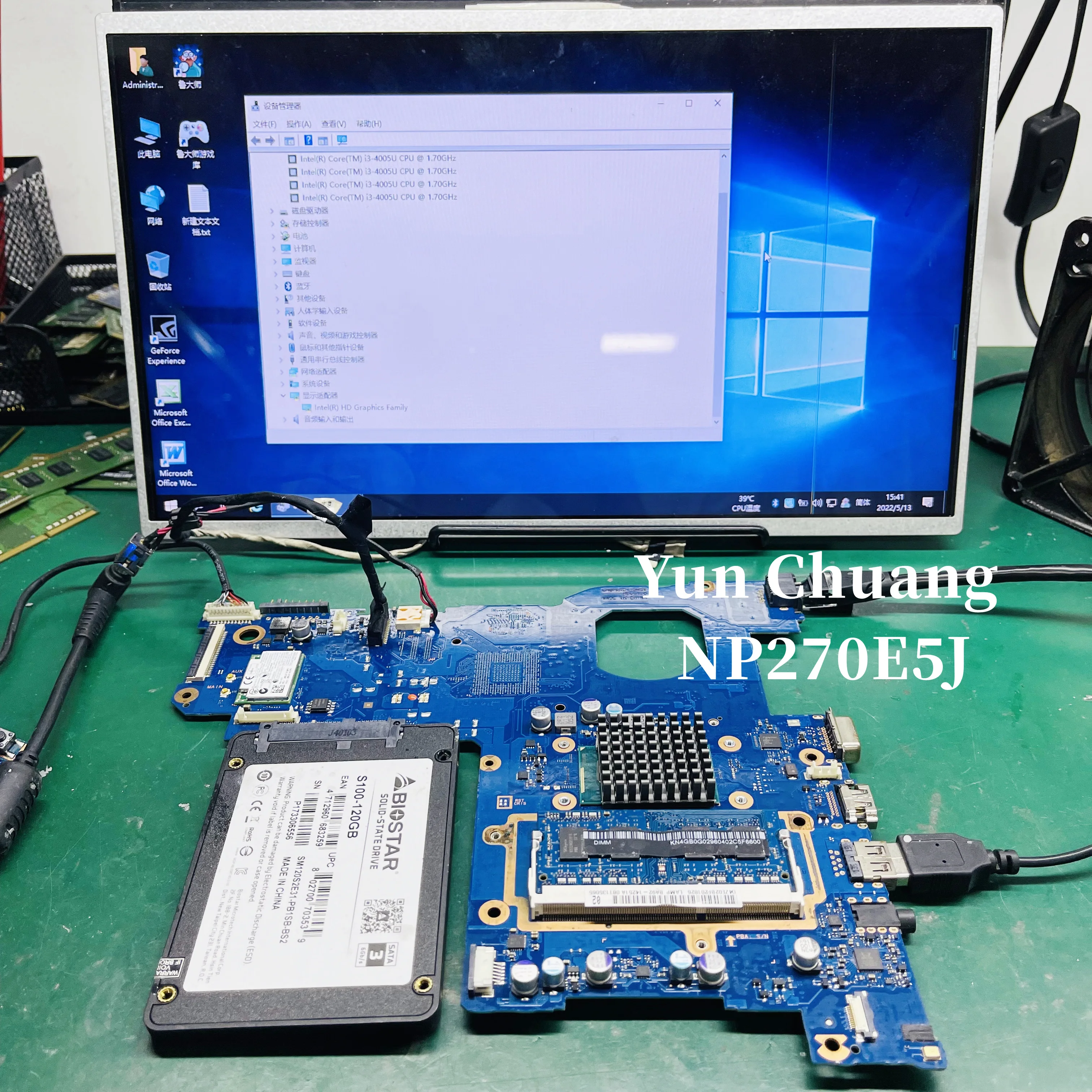 BA41-02342A motherboard For Samsung NP270E5J NP270E5R Laptop Motherboard With 2957U i3 i5 i7 CPU UMA DDR3L 100% test work