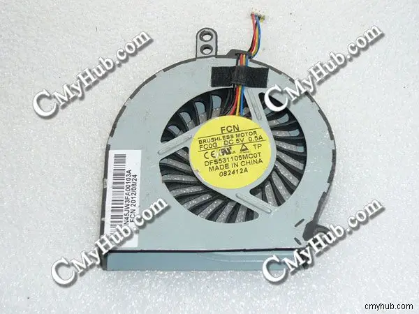 For Forcecon DFS531105MC0T FC0G 45JW3FA001 DC5V 0.5A 4Wire 4Pin connector Cooling Fan