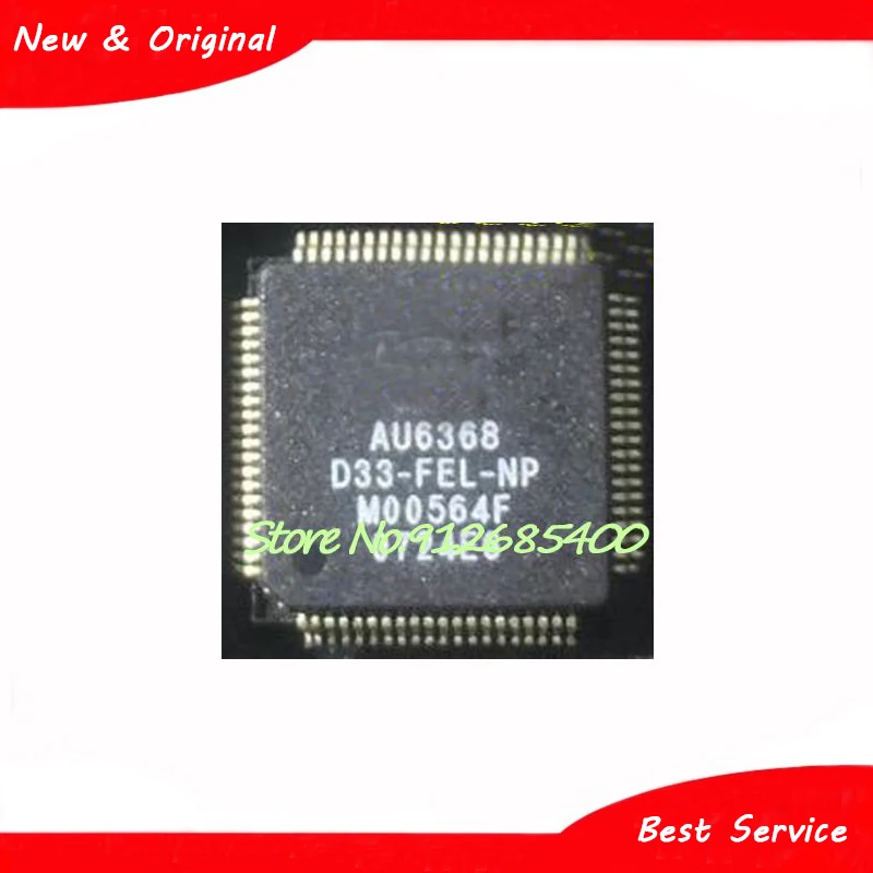 5 Pcs/Lot AU6368D33-FEL-NP QFP80 New and Original In Stock