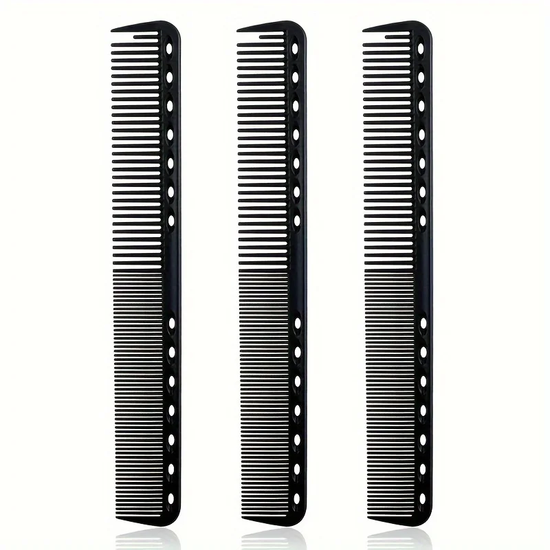 

Расческа для укладки черных волос, двусторонняя расческа, расческа с мелкими зубьями, термостойкая, антистатическая, расческа для укладки волос унисекс.