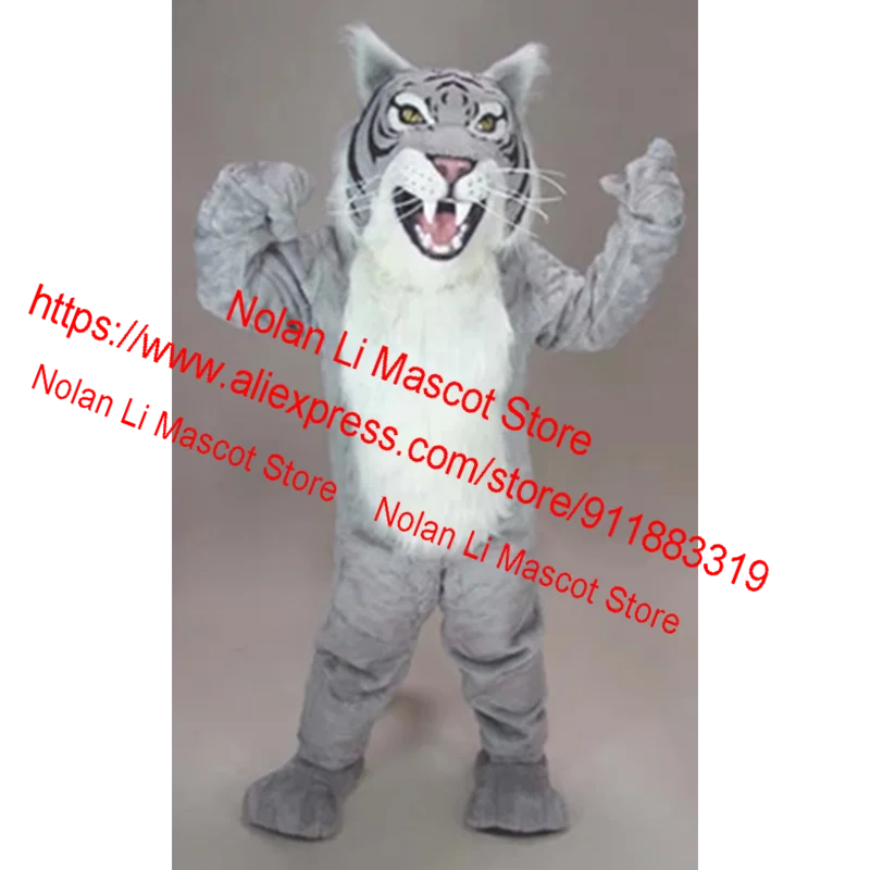 

High Quality EVA Material Helmet Plush Tiger Mascot Costume Walking Cartoon Suit Cosplay Advertising Birthday Party Gift 444