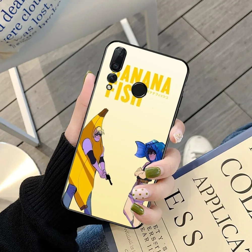 Banana Fish Phone Case For Huawei Y9 6 7 5 Prime Enjoy 7s 7 8 plus 7a 9e 9plus 8E Lite Psmart Shell