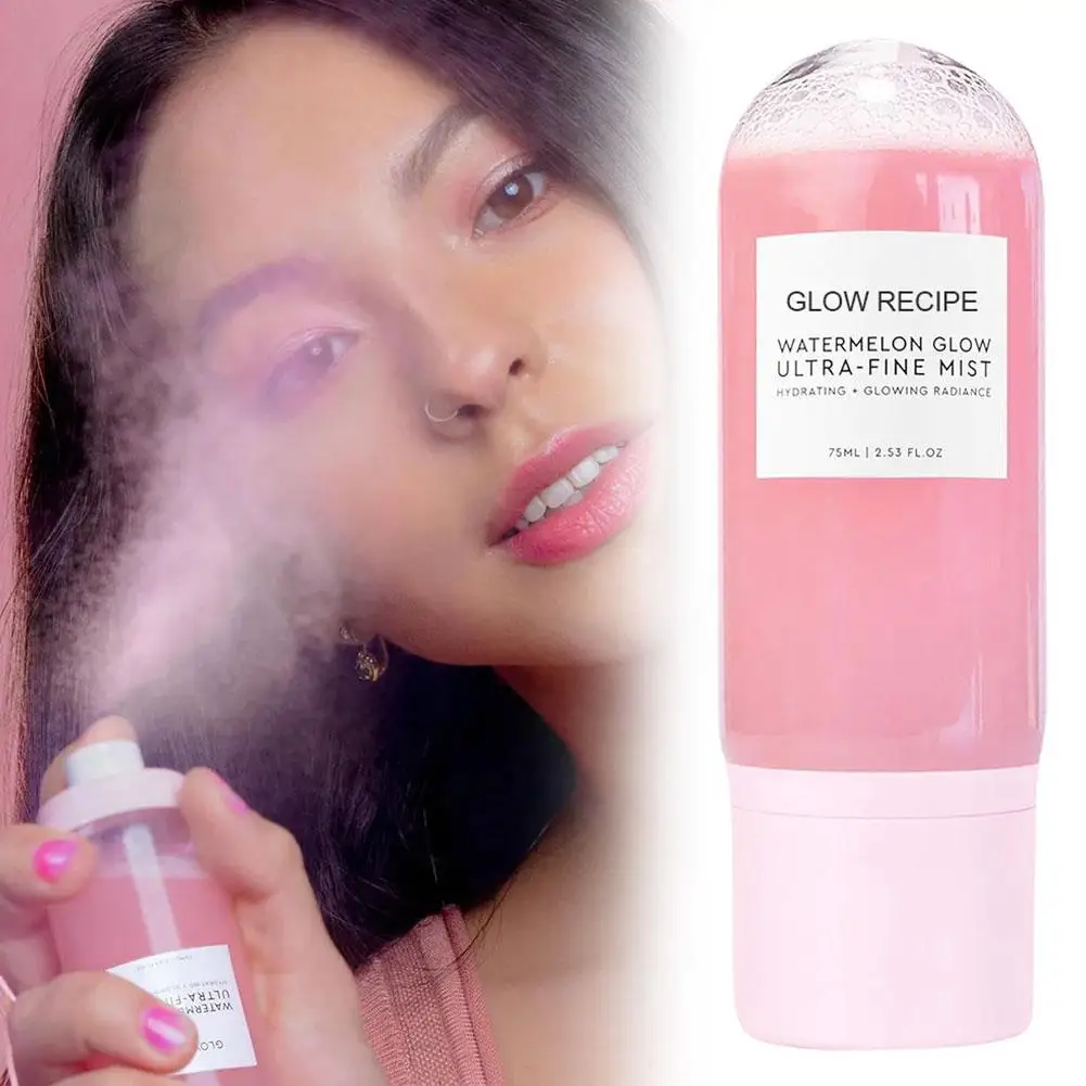 

75ML Watermelon Moisturizing Mist For Glow Recipe For Dewy, Smooth Skin - Hydrating, With Hyaluronic Acid Skin Care