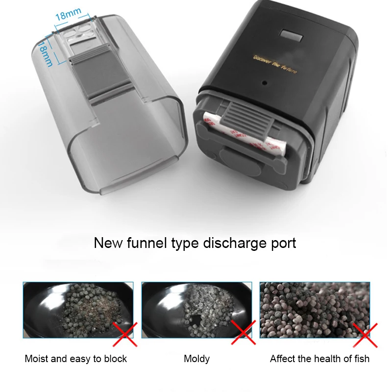 Automatic Aquarium Fish Tank Food Feeder Timing/Wifi Wireless Intelligent Mobile APP Voice Control Remote food dispenser