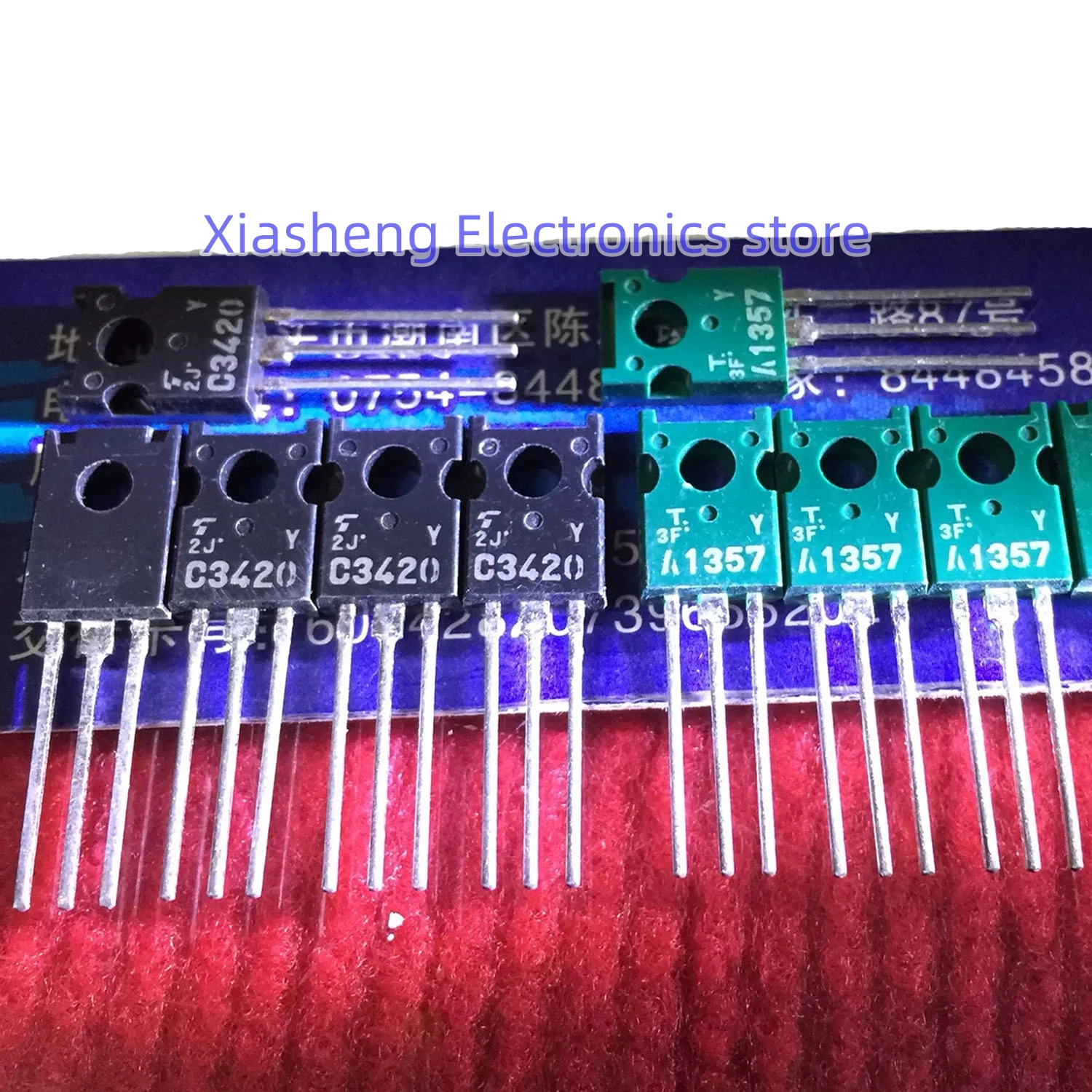 

New Original 10Pairs 2SA1357 A1357 + 2SC3420 C3420 TO-126 Transistor In Stock Good Quality