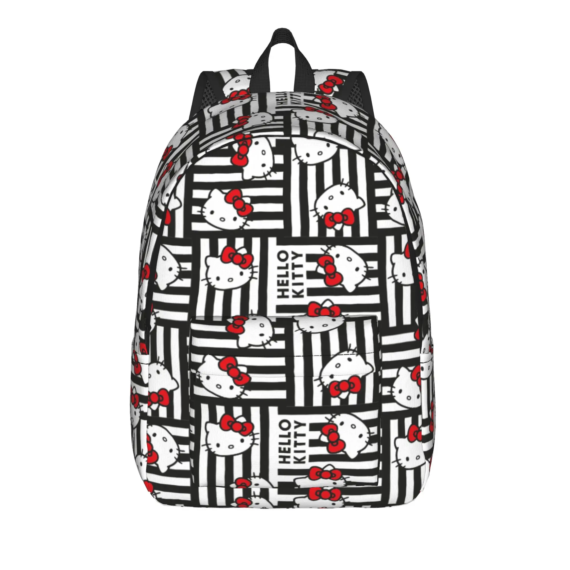 

hellos kittys Classical Backpack with Pocket Student Work Daypack for Men Women Laptop Computer Shoulder Bag