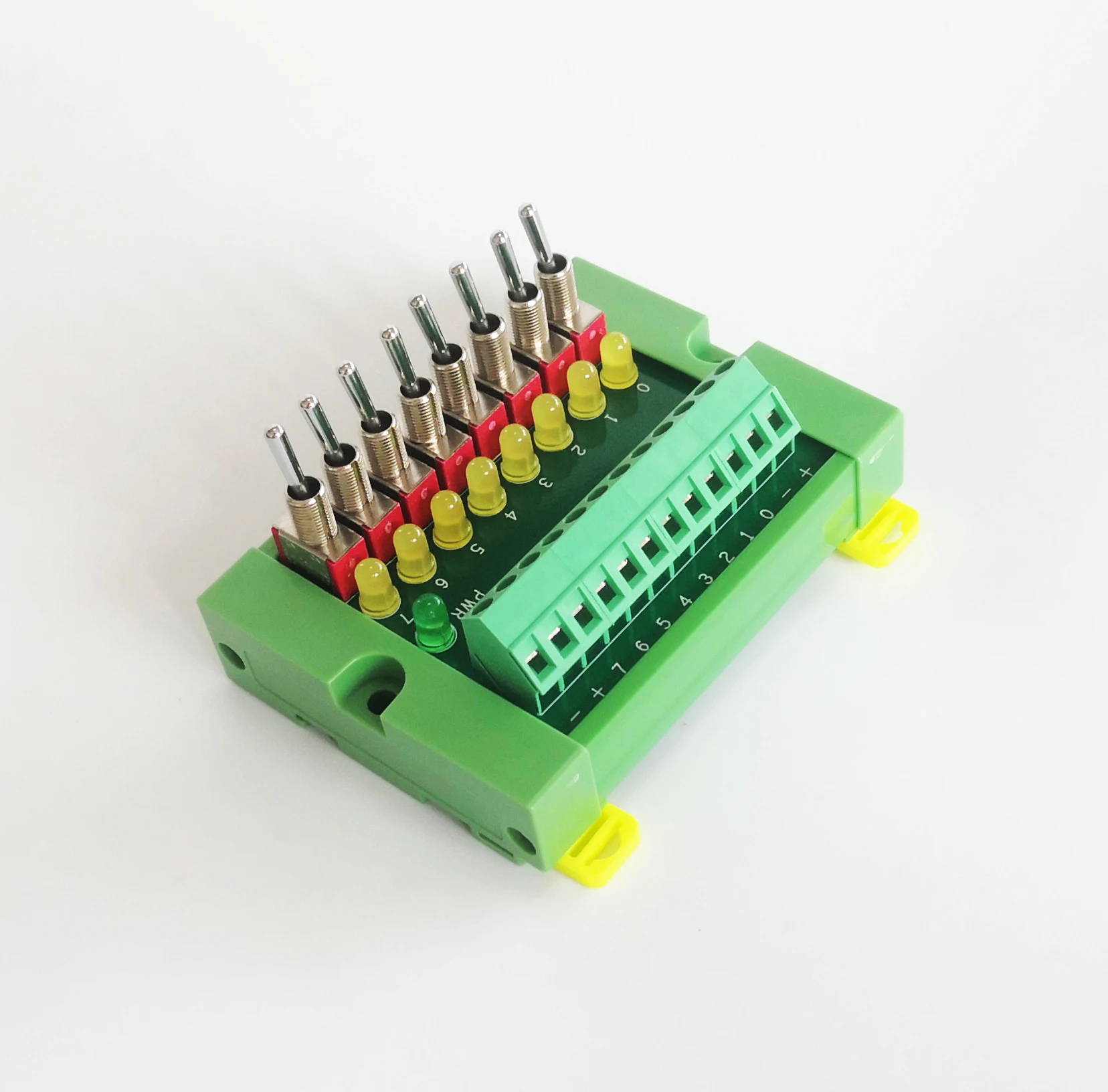 8-Point Slide Switch Module for Industrial Digital Input Simulation