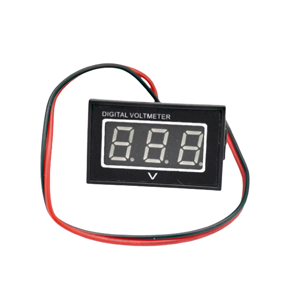 Blue Light LED Display Voltage Volt Meter Car Digital Voltmeter Gauge  Digital Voltmeter Voltage Panel Meter