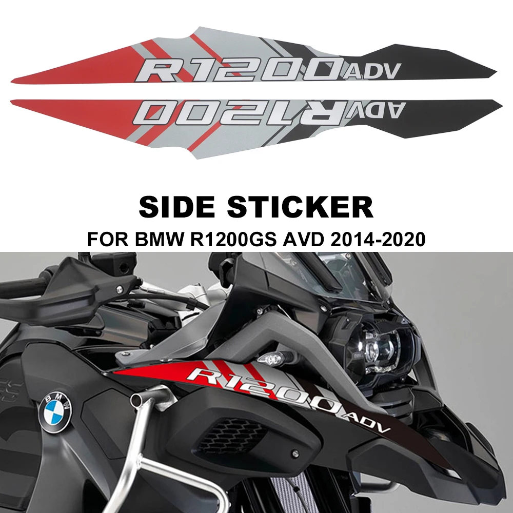 

Stickers Motorcycle Accessories For BMW R 1200GS ADV R1200 GS ADV Front And Rear Fairing Decals R1200GS ADV logo 2014-2020