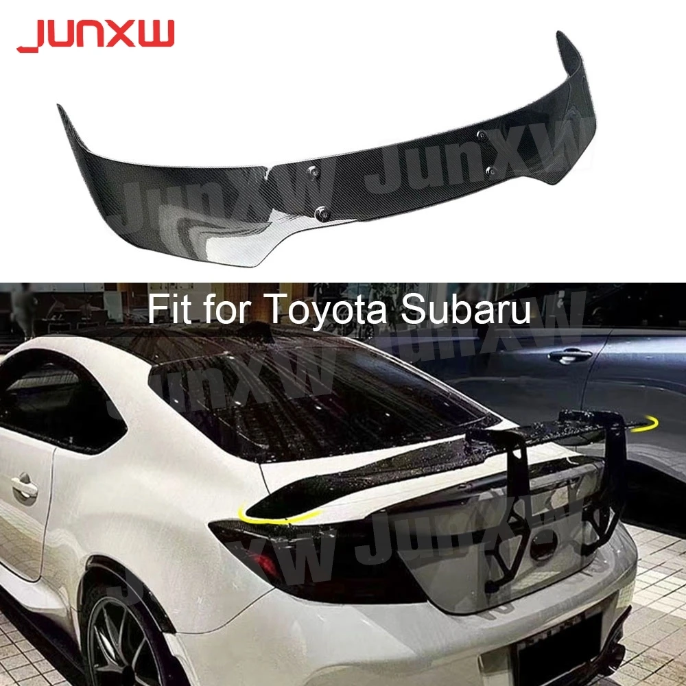 

Carbon Fiber Rear Boot Spoiler Bracket Spoiler Wing for Toyota GR86 Subaru BRZ 2022 2023 T Style FRP Body Kits Car Accessories