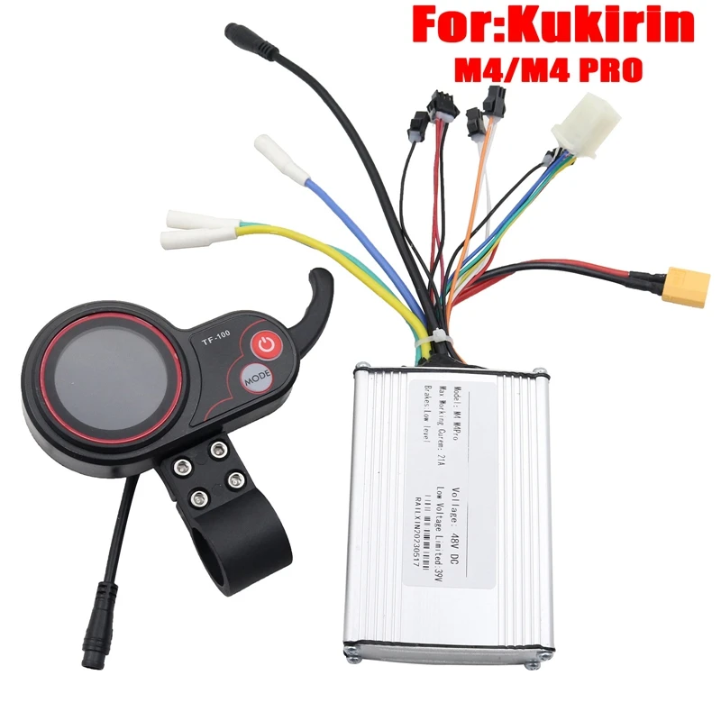 48V 21A Electric Scooter Brushless Controller+TF-100 6Pin LCD Meter for KUGOO Kukirin M4/M4 Pro Repair Parts