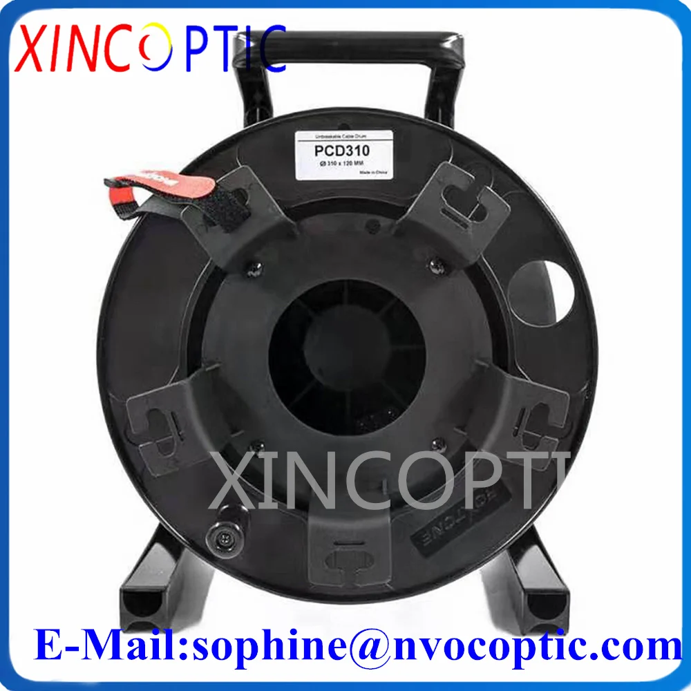 PCD235 PCD310 PCD380 Portable Outdoor Military Retractable Tactical Fiber Cable Empty Handle Wire Reel/Winding Drum/Roll