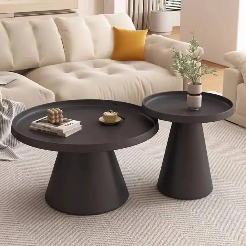 

Aesthetic Modern Table Minimalist Side Design Luxury Round Coffee Tables Glam Simple Stolik Kawowy Living Room Furniture