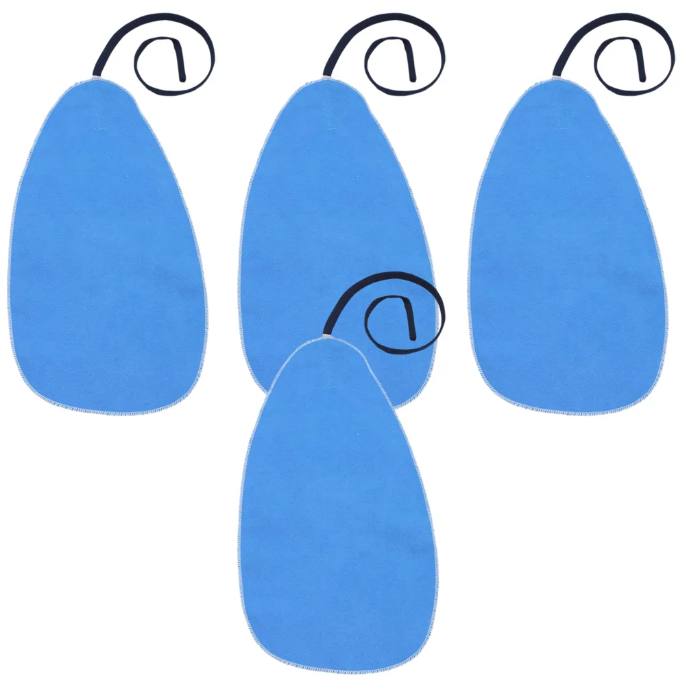 

Cleaner Musical Instrument Cleaning Cloth Instruments Clarinet Accesories Blue Faux Suede Kit