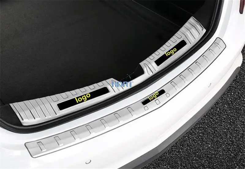 Car Style For Cadillac CT5 2020 + Rear Trunk Inside Outside Bumper Protector Decoration Accessories Exterior Sticker Cover Guard