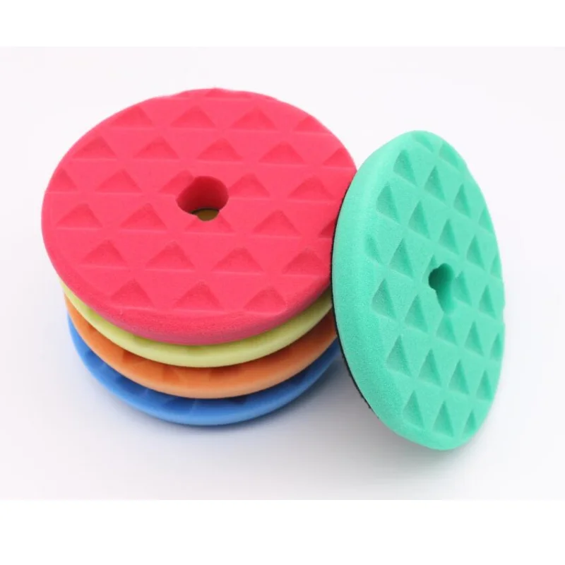 

2 Pcs 125mm Car Sponge Polishing Pad Buffing Waxing Clean 5 Inch Polisher Removes Scratches Automotive Repair Polish Buffer Foam