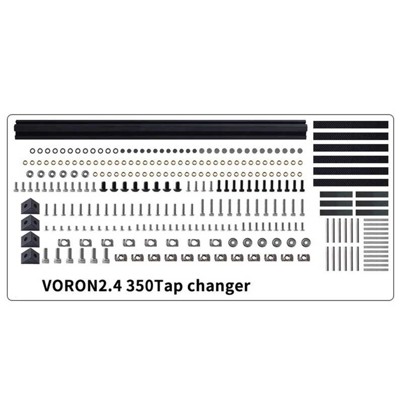 For Voron 2.4 350Mm Tapchanger Extruder Switch Tool Hardware Kit Stealthburner Extruder Aluminum Profiles And Fasteners