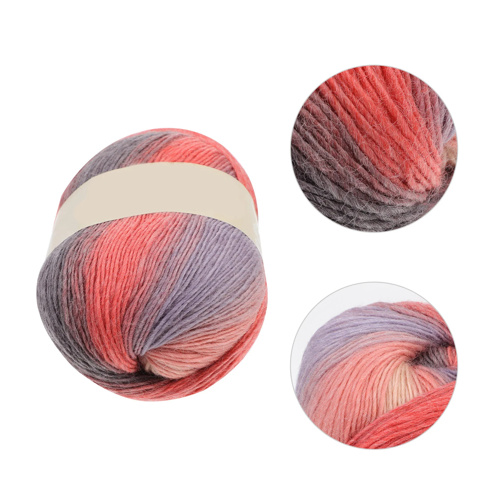 

1 Roll Soft Wool Yarn For Hand Knitting Crochet Diy Crafts Rainbow Colorful Knitting Material Woolen Line Supply