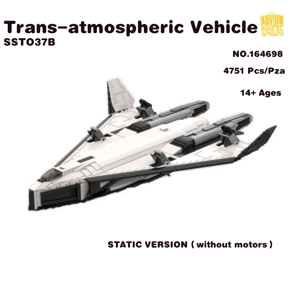 

MOC-164698 Trans-atmospheric Vehicle SSTO37B Model With PDF Drawings Building Blocks Bricks DIY Toys Birthday Christmas Gifts