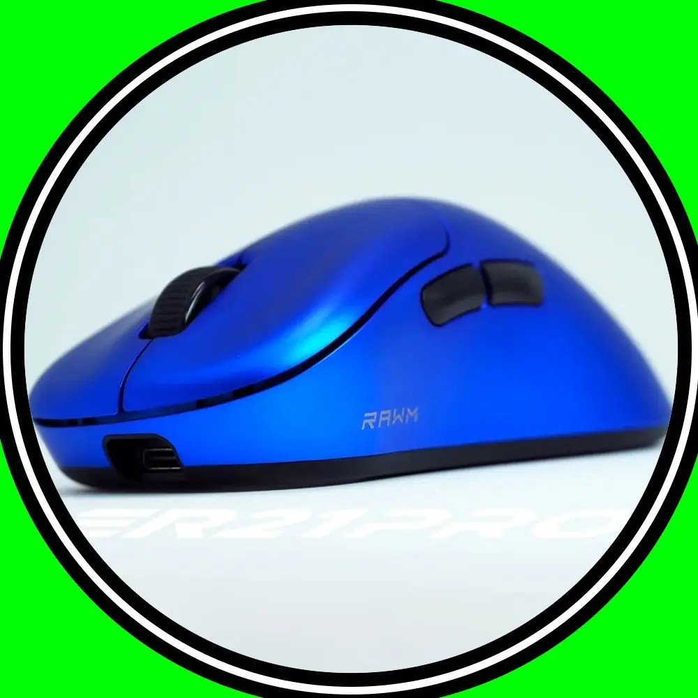 

Rawm Er21Pro Mouse 2-Mode Wired 2.4g 8k Polling Rate Paw3950 Sensor Nordic52840 Lightweight 49g Ergonomic Gaming Mice Gifts