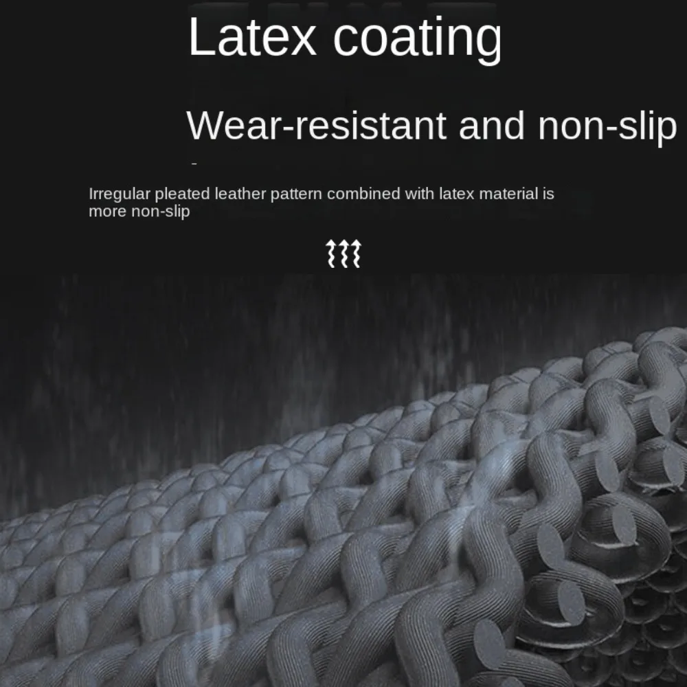 Waterproof Fish Catching Latex Gloves Wear-resistant Anti Slip Fishing Puncture Proof Gloves Left/Right Hand Full Finger