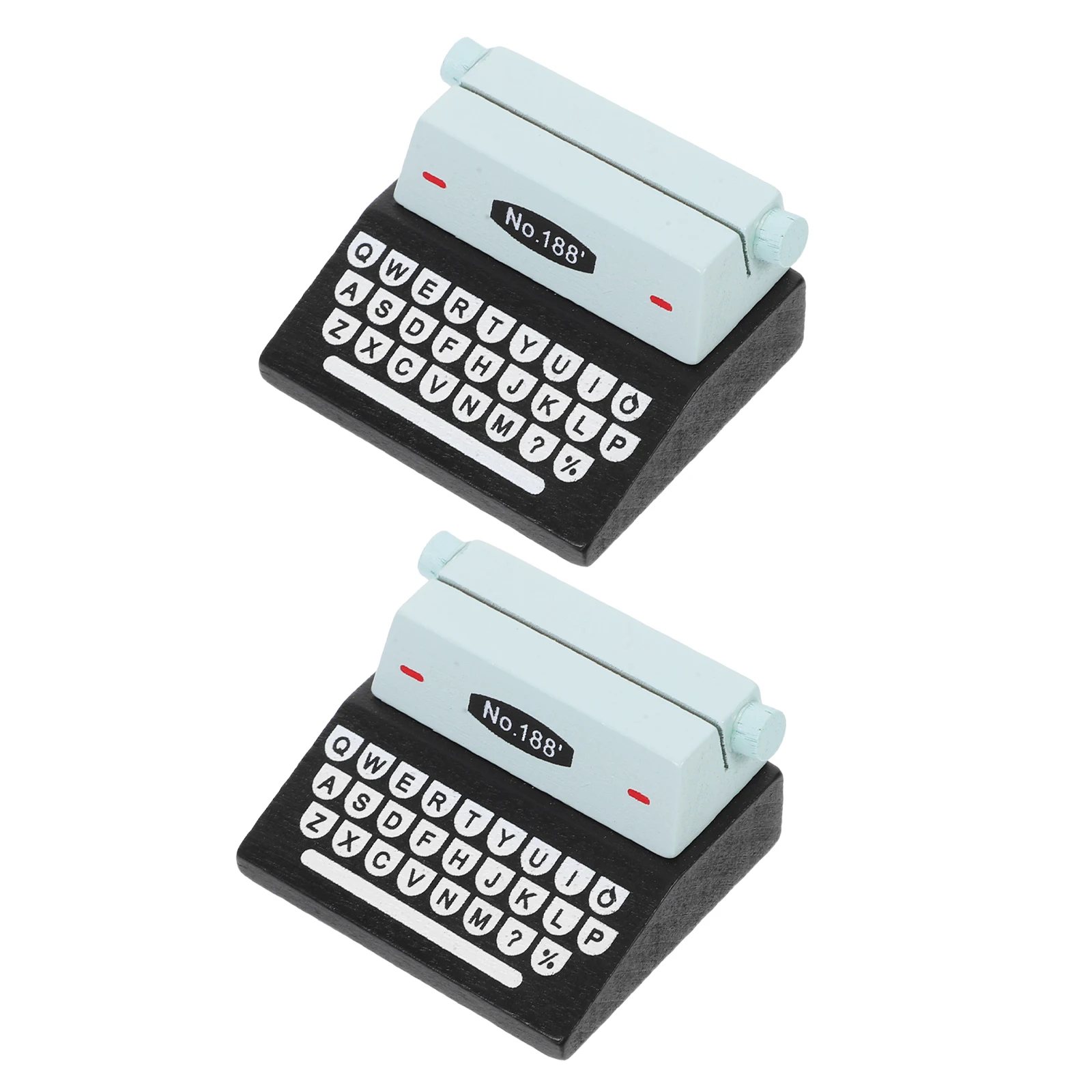 Machine à écrire, dossier de messages, décoration de maison, porte-carte, documents de Table pour bureau