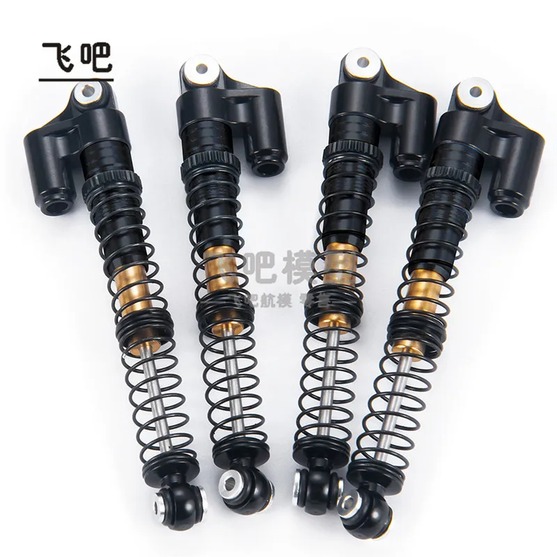 RC 53mm Aluminum Shocks For Axial 1/24 SCX24 90081 Extended Lifted Enhanced Damping Off-Road Stability RC Crawler Upgrade Parts