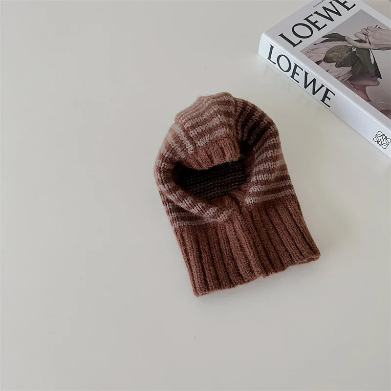 MILANCEL Children Warm Hats Windy Break Girls Knit Hat Neck Warm Boys Caps